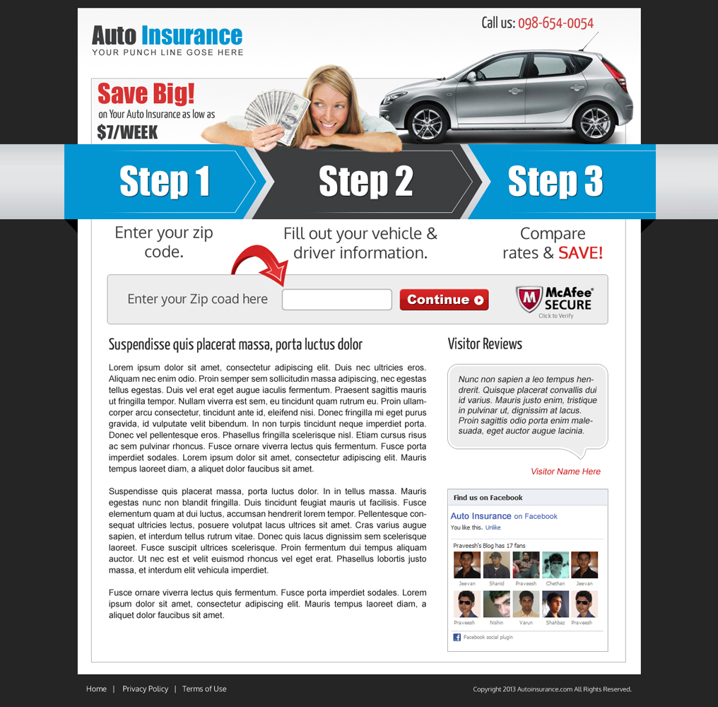 Wordpress Design by Chikki for Lead Foot Media LLC | Design #2177816