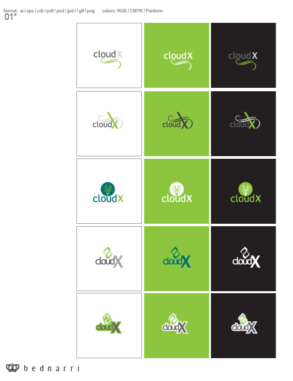 Logo Design by bednarri for Cloud X Pty Ltd | Design #16142