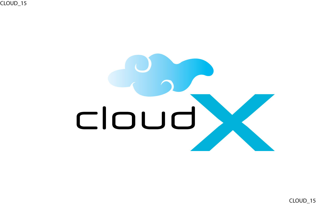 Computer Logo Design for cloud X by Concept 2 creation / C2C Studio inc ...