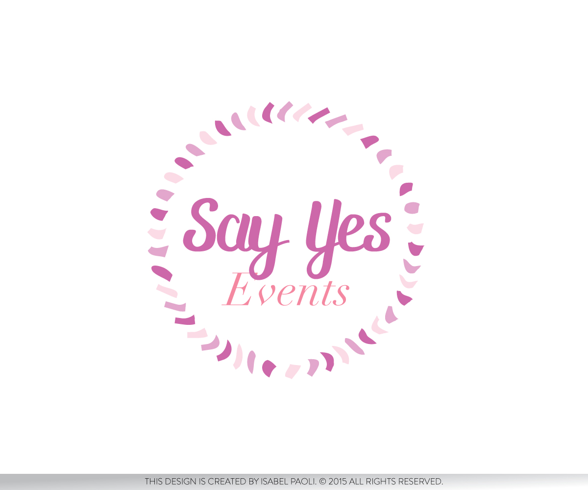 Logo Design by isabel.paoli for Say Yes Events | Design #9193079
