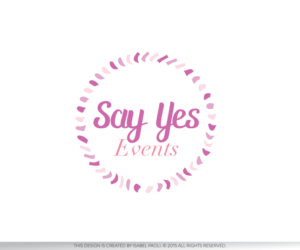Logo Design by isabel.paoli for Say Yes Events | Design: #9193079