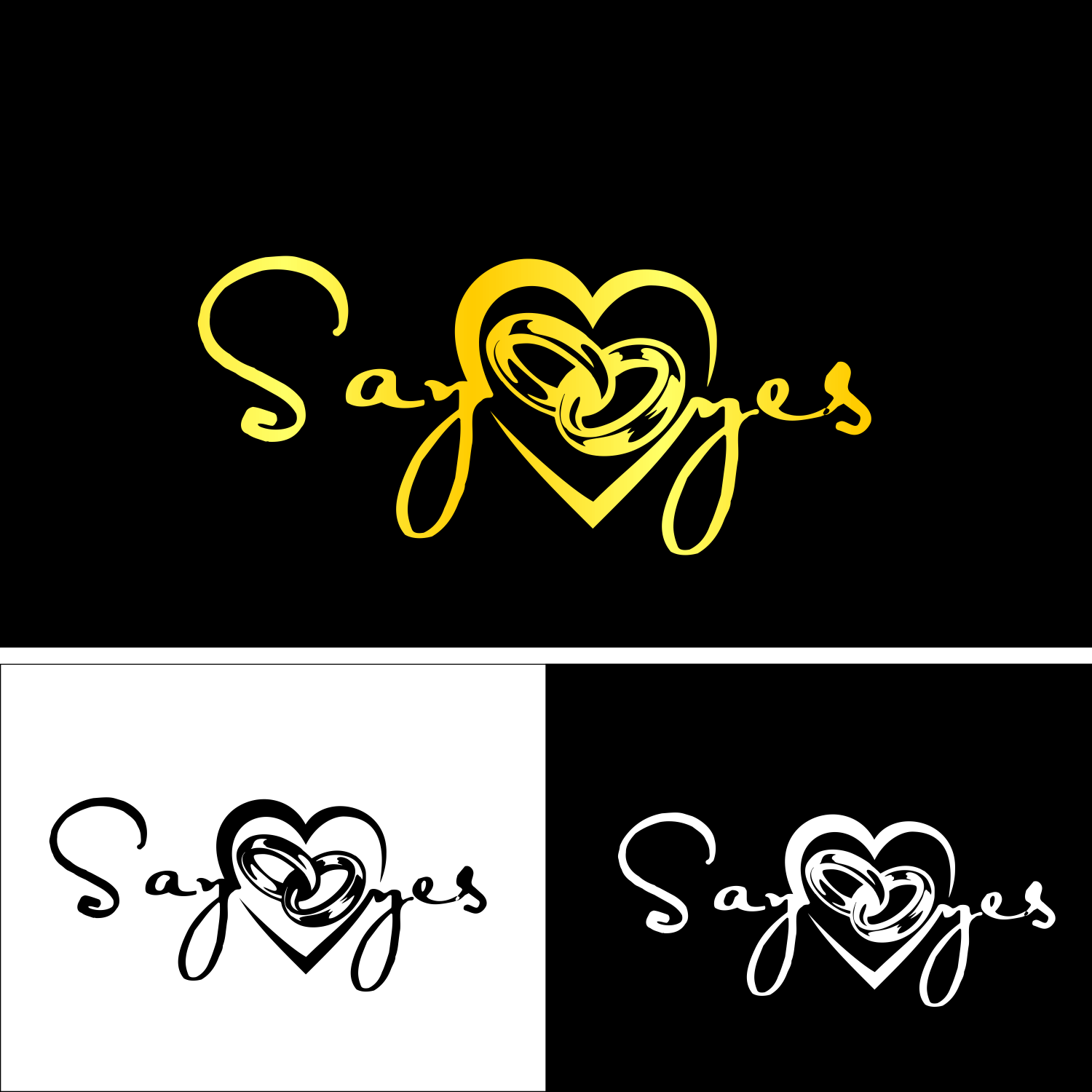 Logo Design by JM GRAPHICS for Say Yes Events | Design #9255695
