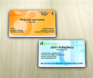 Business Card Design by shadowfoxx for duHadway LLC | Design: #2027709