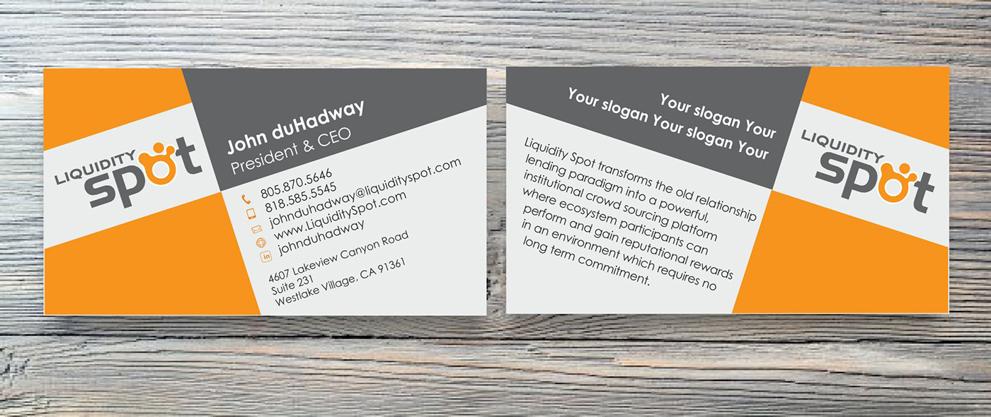 Diseño de Tarjeta de Presentación por IneseRo para duHadway LLC | Diseño #2017929