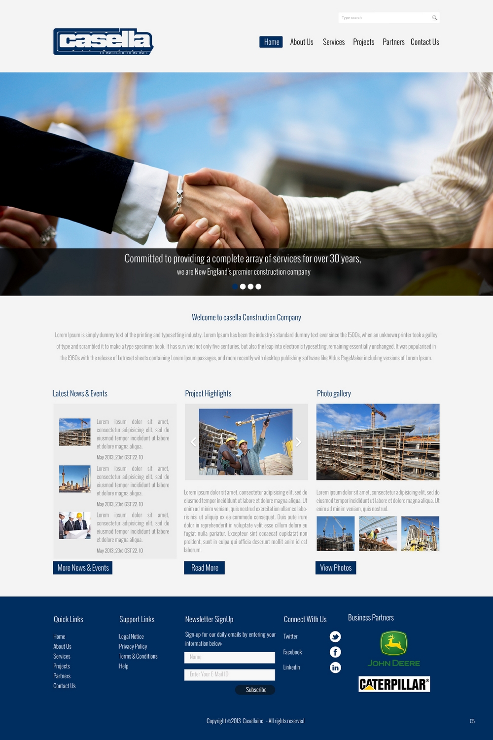 WordPress-Design von pb für Casella Construction, Inc. | Design #2020857
