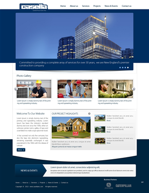 Design Wordpress par pb pour Casella Construction, Inc. | Design : #2020872