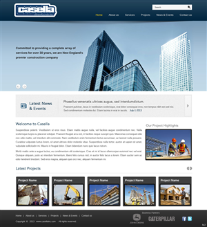 Design Wordpress par pb pour Casella Construction, Inc. | Design : #2025963