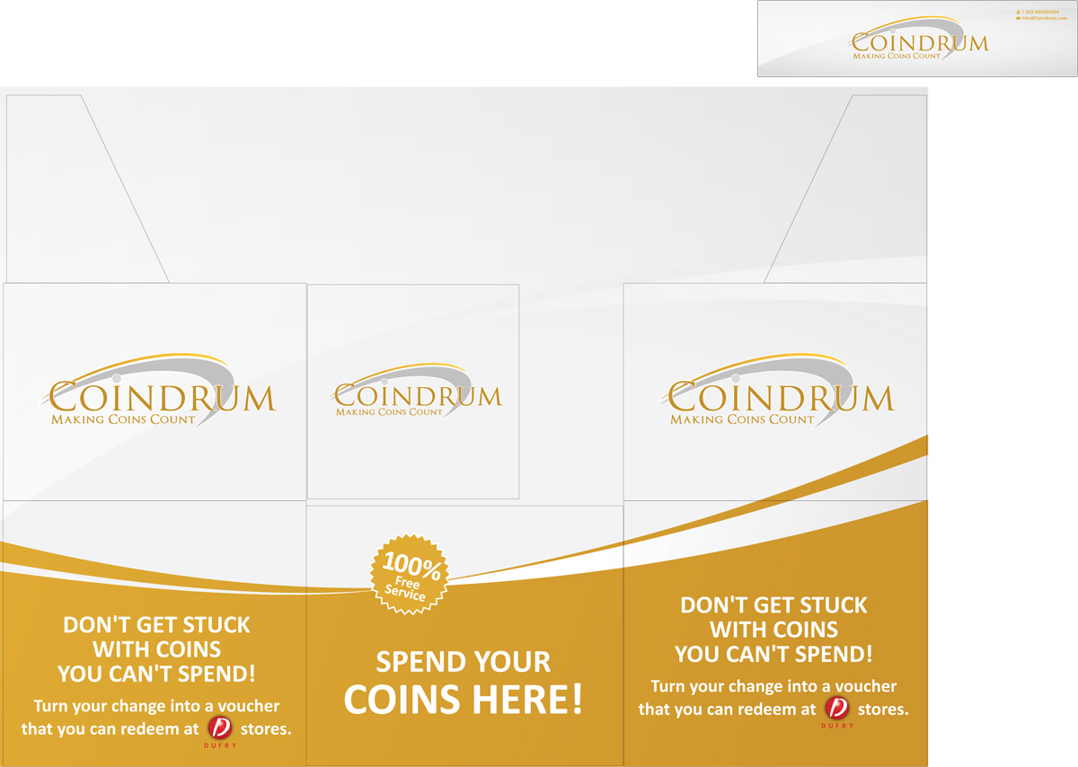 Diseño de Señalética por RC Agency para Coindrum Ltd | Diseño #2054823