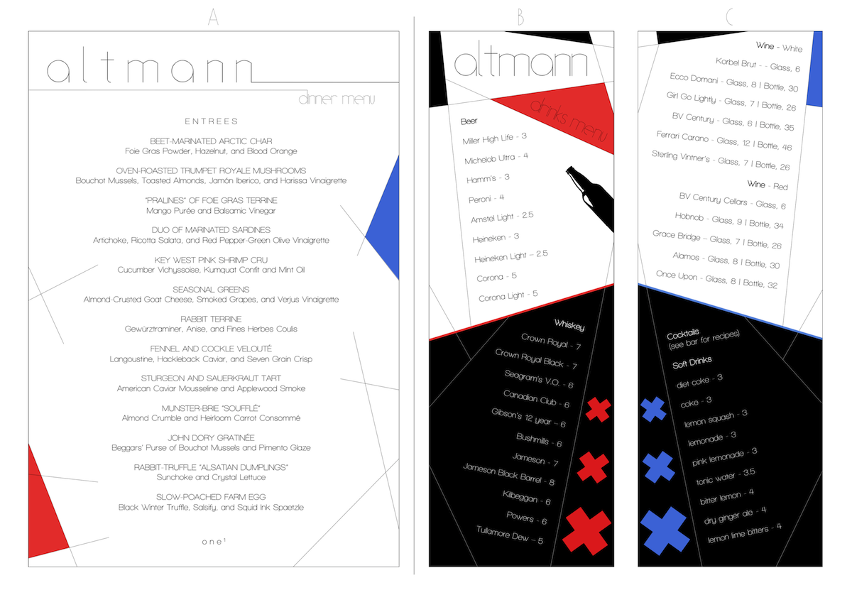 Menu Design by A C M L   D E S I G N for NEXT MOVE ENTERTAINMENT | Design #2017774
