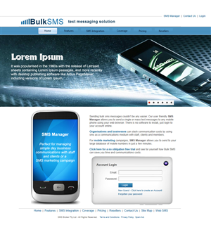 Web Design par pb pour SMS Diagnostics Pty Ltd | Design : #415384