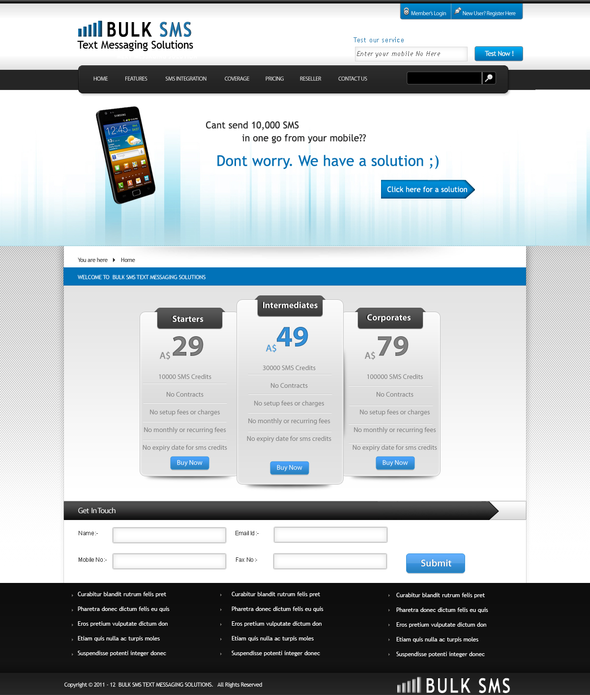 Web Design by TechnoSoft Consultancies for SMS Diagnostics Pty Ltd | Design #412694