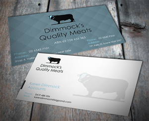 Dimmock's Quality Meats  | Visitenkarten-Design von MT