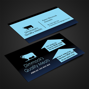 Dimmock's Quality Meats  | Business Card Design by Harshan