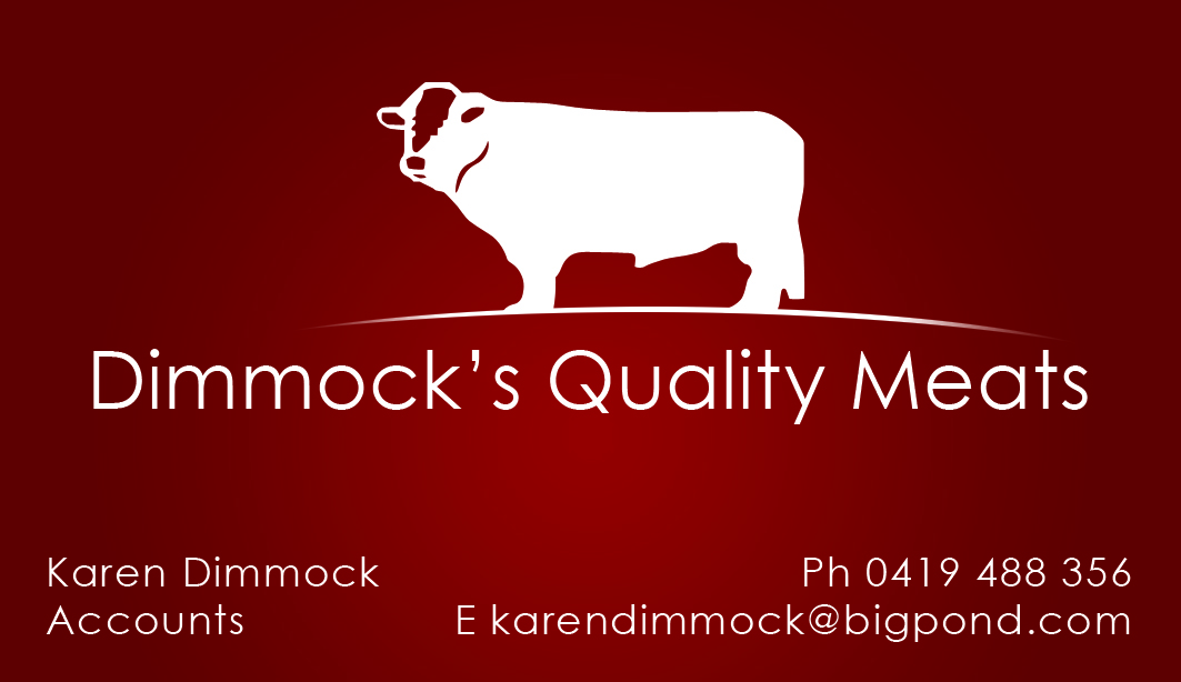 Visitenkarten-Design von m3talc0re für Dimmock's Quality Meats | Design #2097299