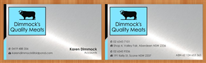 Business Card Design by Sbss for Dimmock's Quality Meats | Design: #2149070
