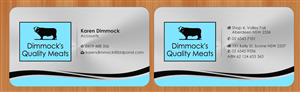 Business Card Design by Sbss for Dimmock's Quality Meats | Design: #2149085