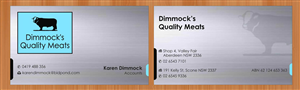 Diseño de Tarjeta de Presentación por Sbss para Dimmock's Quality Meats | Diseño: #2149105