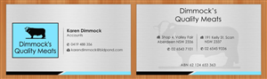 Diseño de Tarjeta de Presentación por Sbss para Dimmock's Quality Meats | Diseño: #2149119