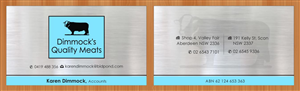 Diseño de Tarjeta de Presentación por Sbss para Dimmock's Quality Meats | Diseño: #2149123