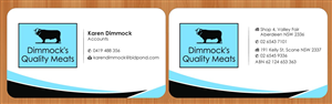 Diseño de Tarjeta de Presentación por Sbss para Dimmock's Quality Meats | Diseño: #2149125
