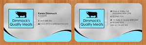 Diseño de Tarjeta de Presentación por Sbss para Dimmock's Quality Meats | Diseño: #2149141