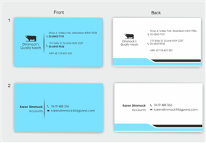 Business Card Design by IneseRo for Dimmock's Quality Meats | Design: #2097687