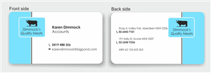 Business Card Design by IneseRo for Dimmock's Quality Meats | Design: #2098350