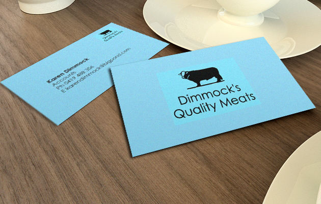 Visitenkarten-Design von nafizrahat für Dimmock's Quality Meats | Design #2097277