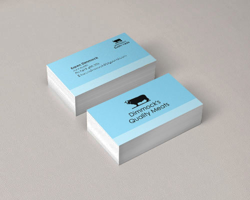 Business Card Design by nafizrahat for Dimmock's Quality Meats | Design #2097305