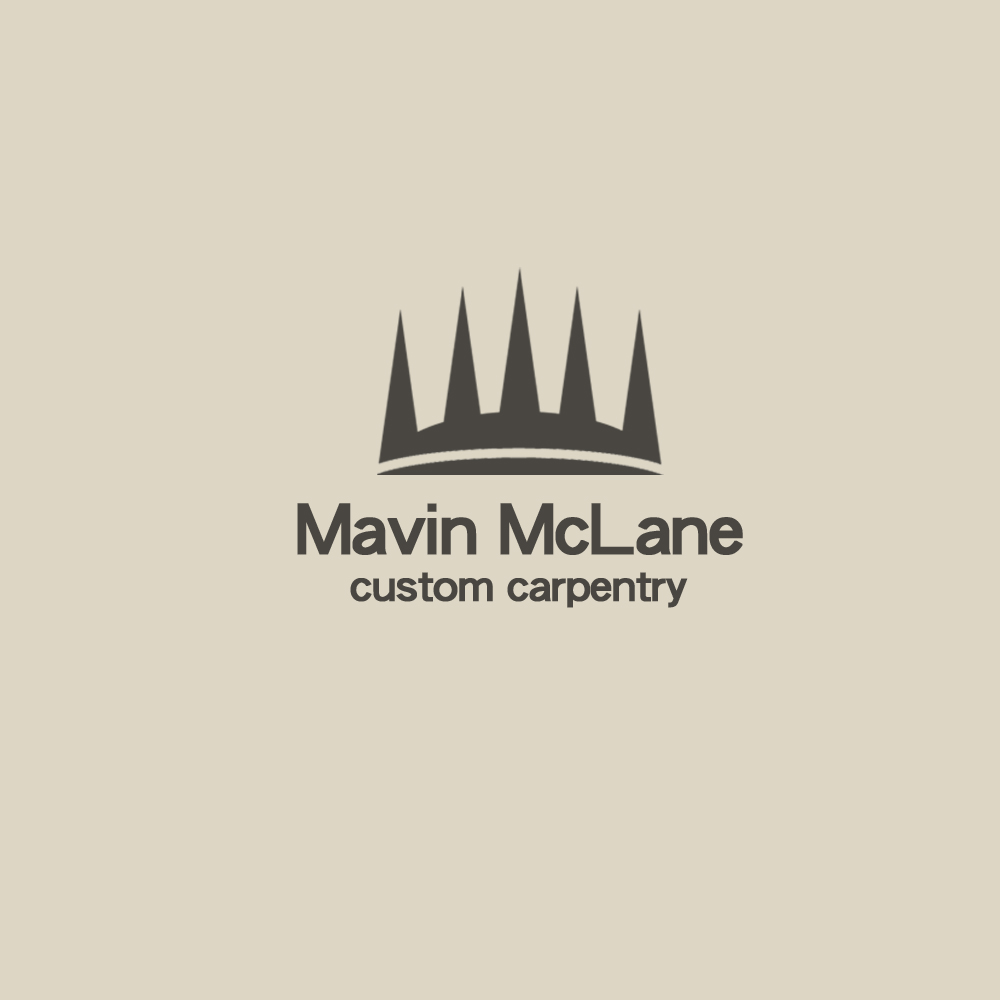 Logo Design by REX for Mavin McClane Custom Carpentry | Design #16783