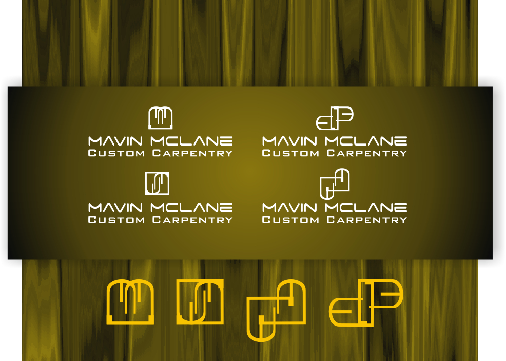Logo Design by SiddKidd for Mavin McClane Custom Carpentry | Design #16436