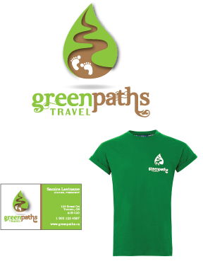 Logo Design by Breanne Owen for Green Paths Travel | Design: #2179727