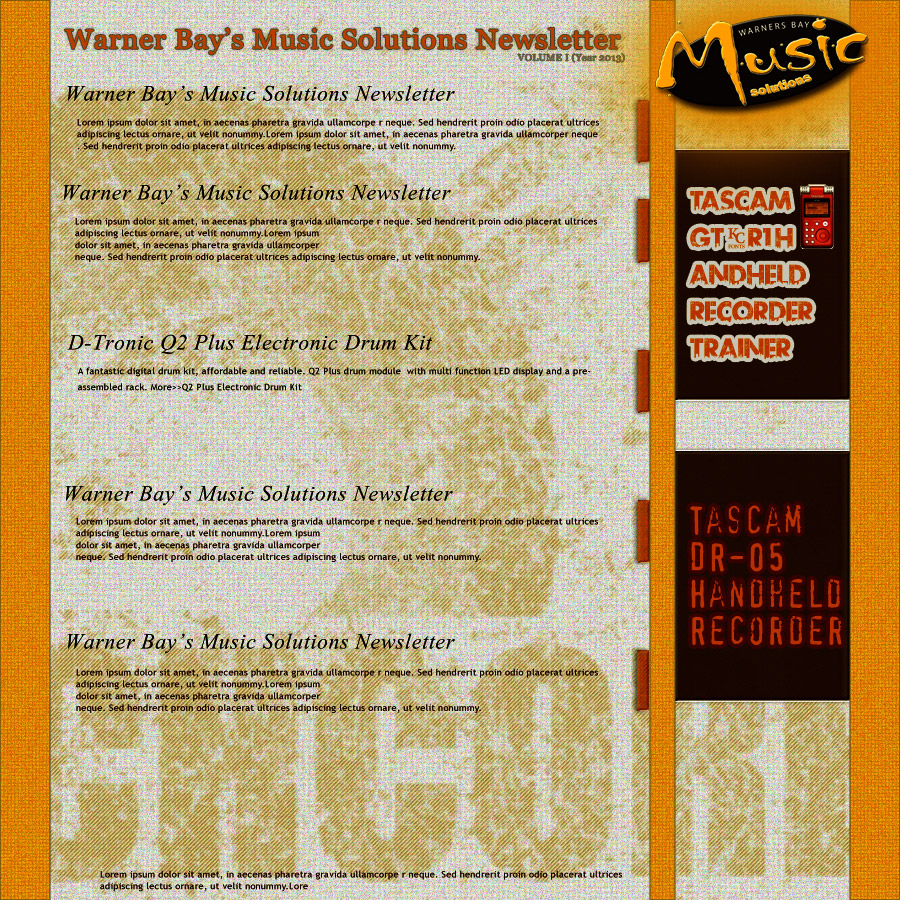 Newsletter Design by Arteyu for this project | Design #2033991