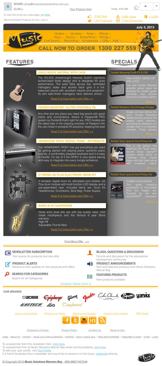 Newsletter-Design von Jay für dieses Projekt | Design: #2025314