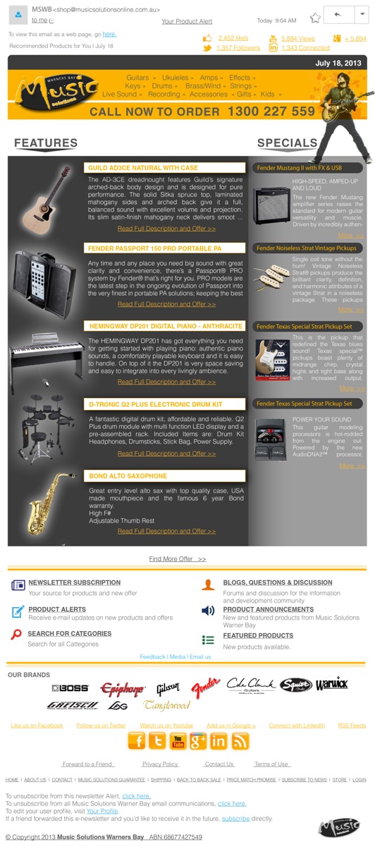 Newsletter Design by Jay for this project | Design #2097848