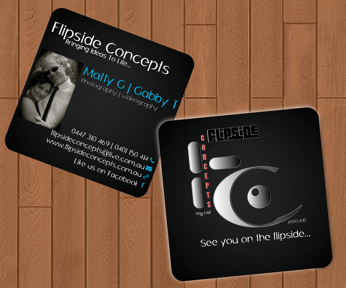 Business Card Design by Dreamtree Media for Flipside Concepts | Design #2105352