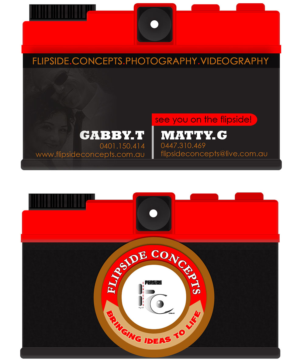 Business Card Design by perlstyles for Flipside Concepts | Design #2076388