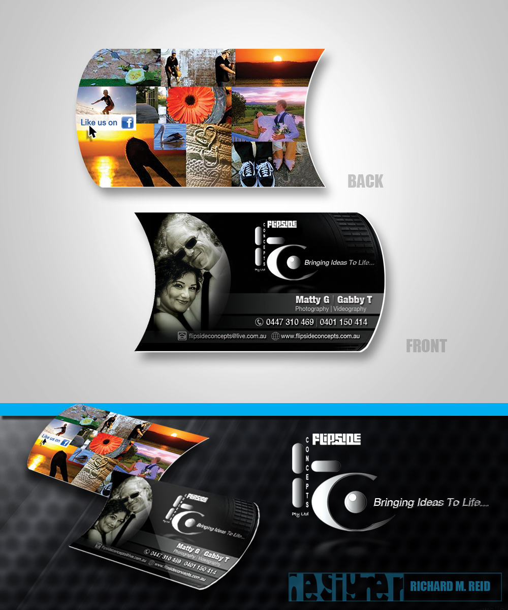 Business Card Design by Vivid Concepts for Flipside Concepts | Design #2091669