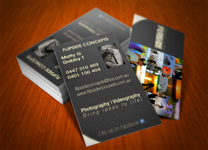 Business Card Design by bahrb for Flipside Concepts | Design: #2033861