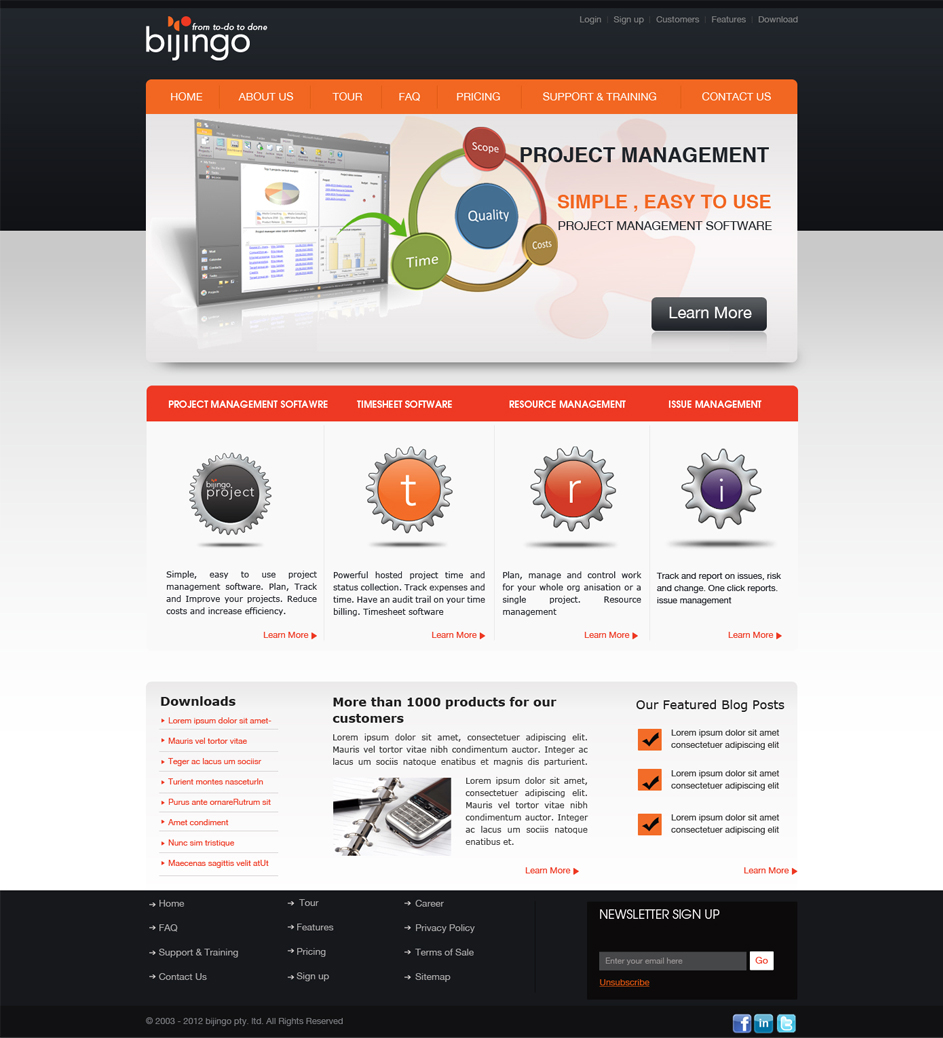 Web Design by Omee for Bijingo | Design #2060718
