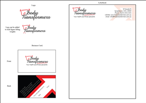 Stationery Design by Imageination_JK for Body Transformers | Design #2032479
