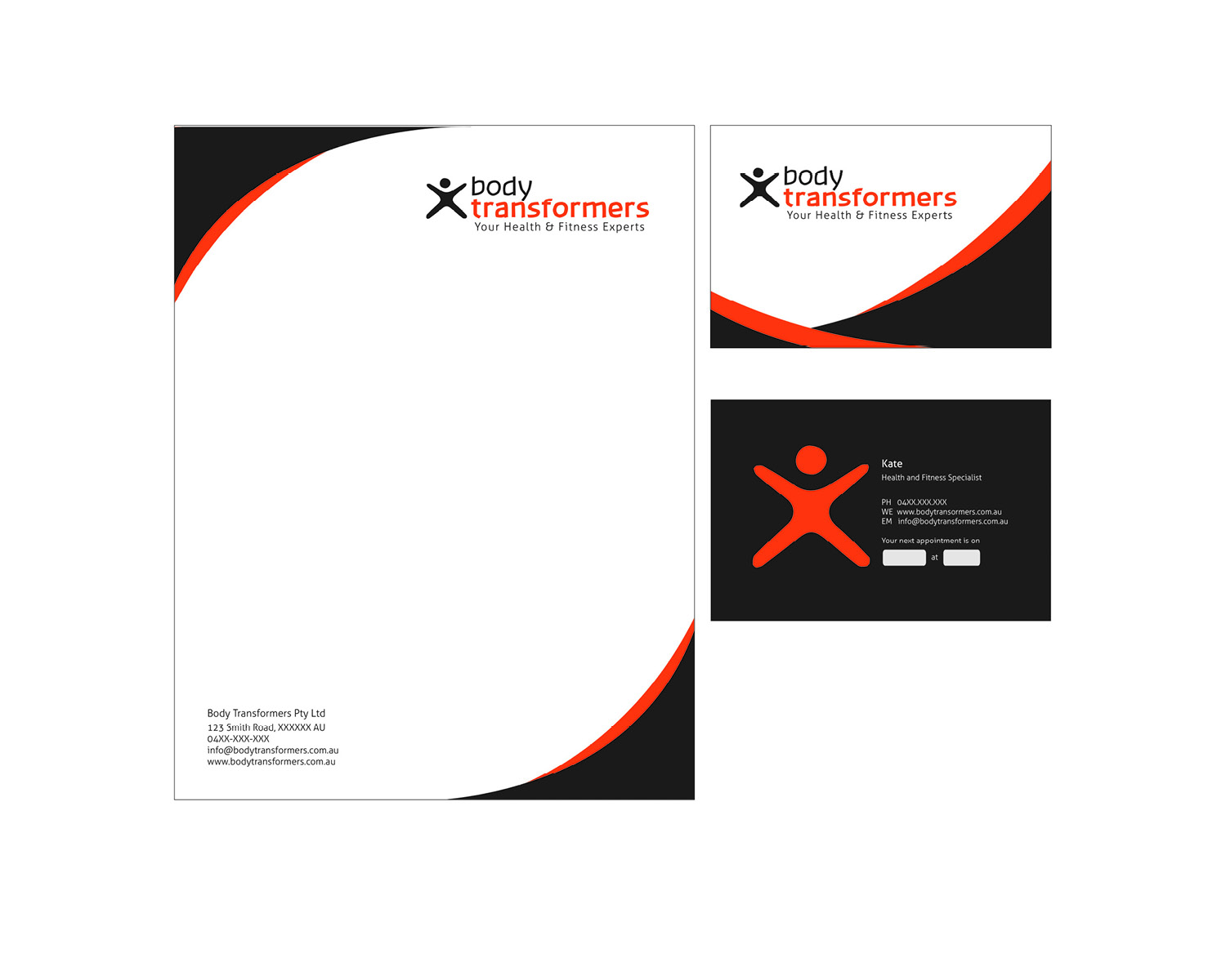 Diseño de Papelería por Actripodi para Body Transformers | Diseño #2053210