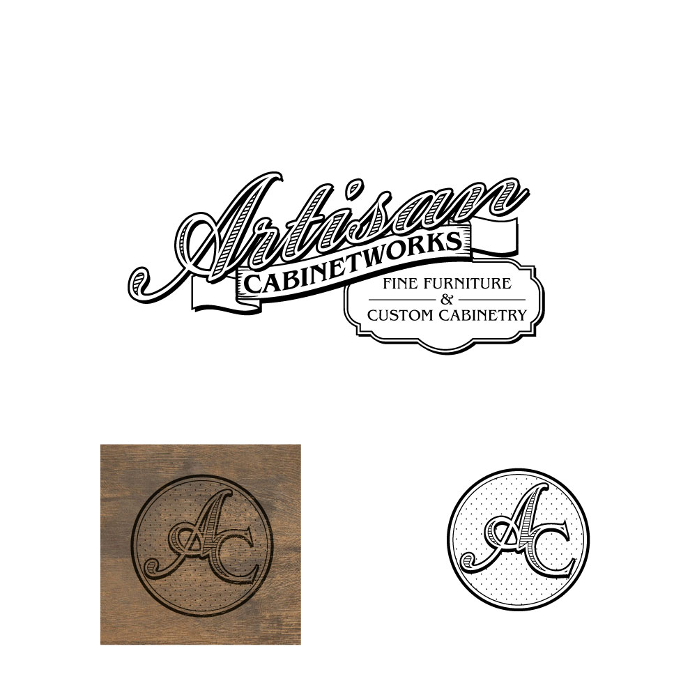 Logo Design by Oct-O-Ray Design for Artisan Cabinetworks | Design #2048747