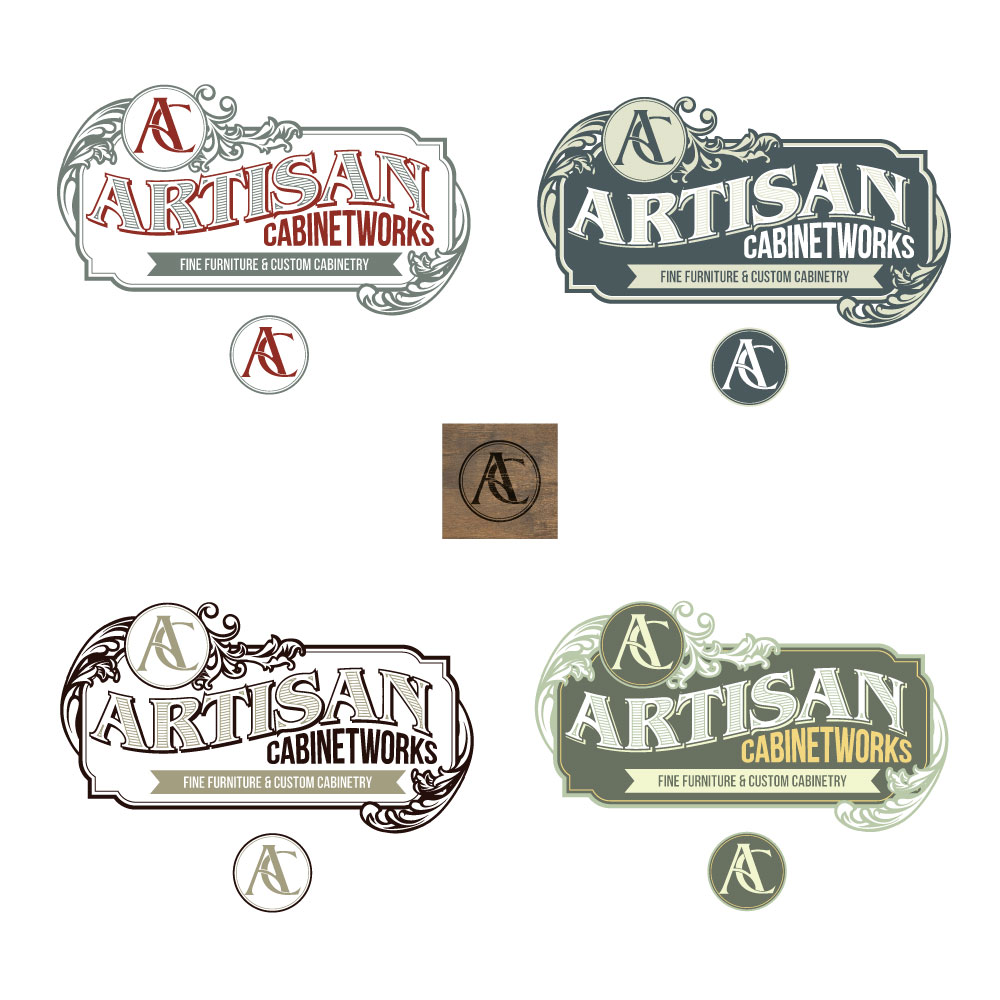 Logo Design by Oct-O-Ray Design for Artisan Cabinetworks | Design #2161277