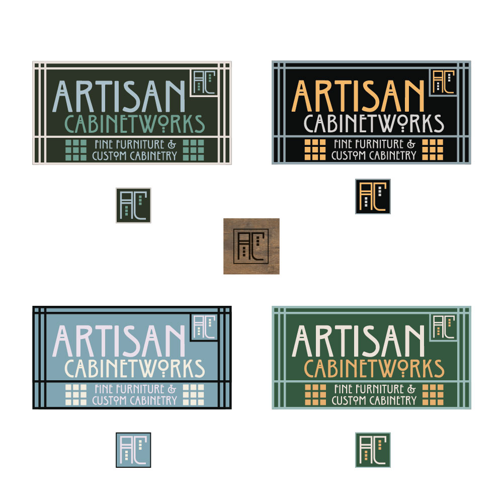 Logo Design by Oct-O-Ray Design for Artisan Cabinetworks | Design #2190985