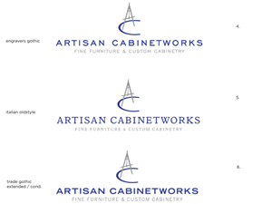 Design de Logo par one44 Design Studio pour Artisan Cabinetworks | Design : #2299952