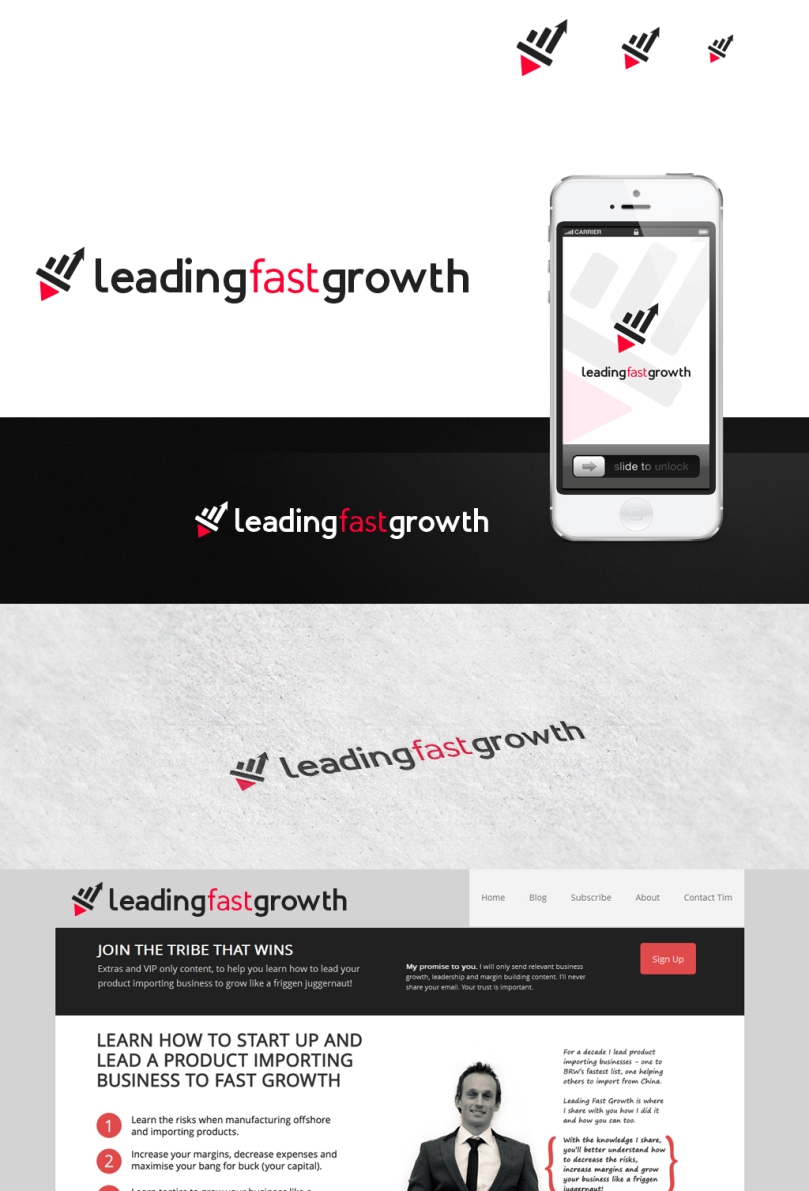 Logo Design by JohnM. for Leading Fast Growth | Design #2026697