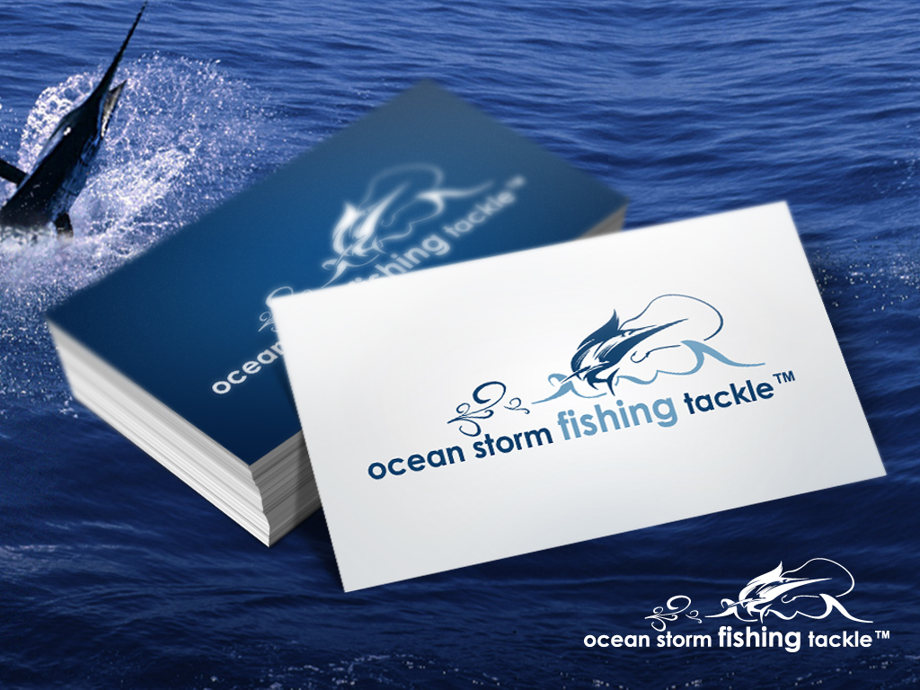 Diseño de Logo por Silviu Antohe  para Ocean Storm Fishing Tackle | Diseño #413645