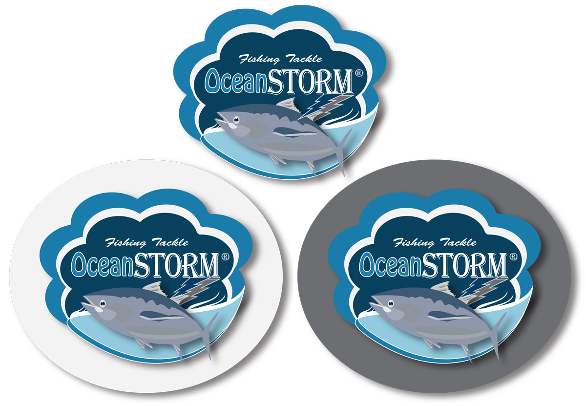 Logo Design by JI@DeSign for Ocean Storm Fishing Tackle | Design #420958