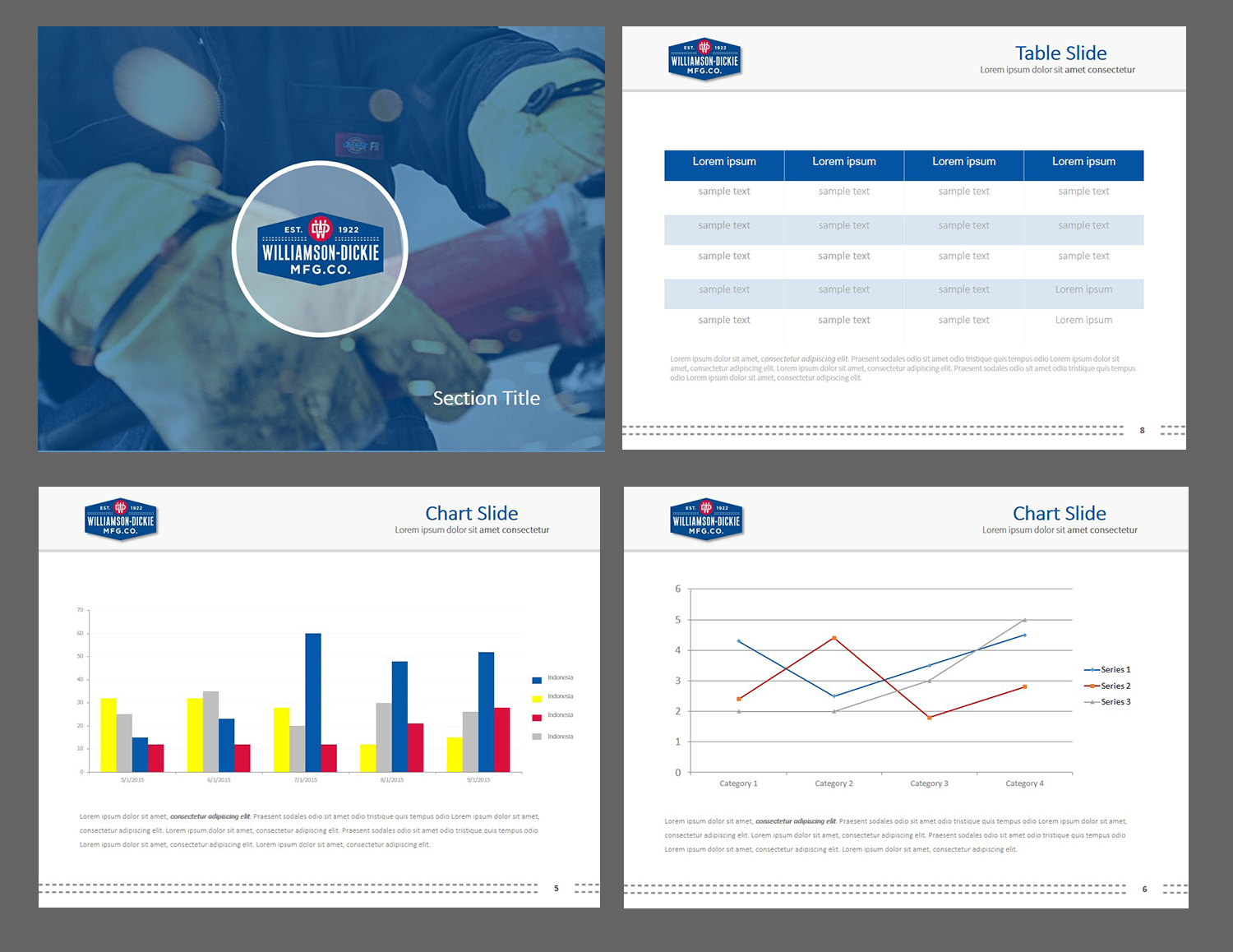 Diseño de PowerPoint por Mulugeta para Williamson - Dickie Holding Company | Diseño #9235778
